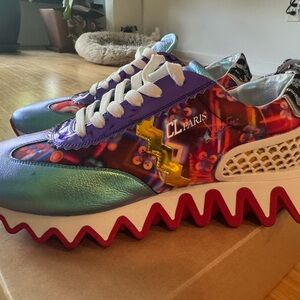 CL Paris Multicolor Zigzag Sneakers